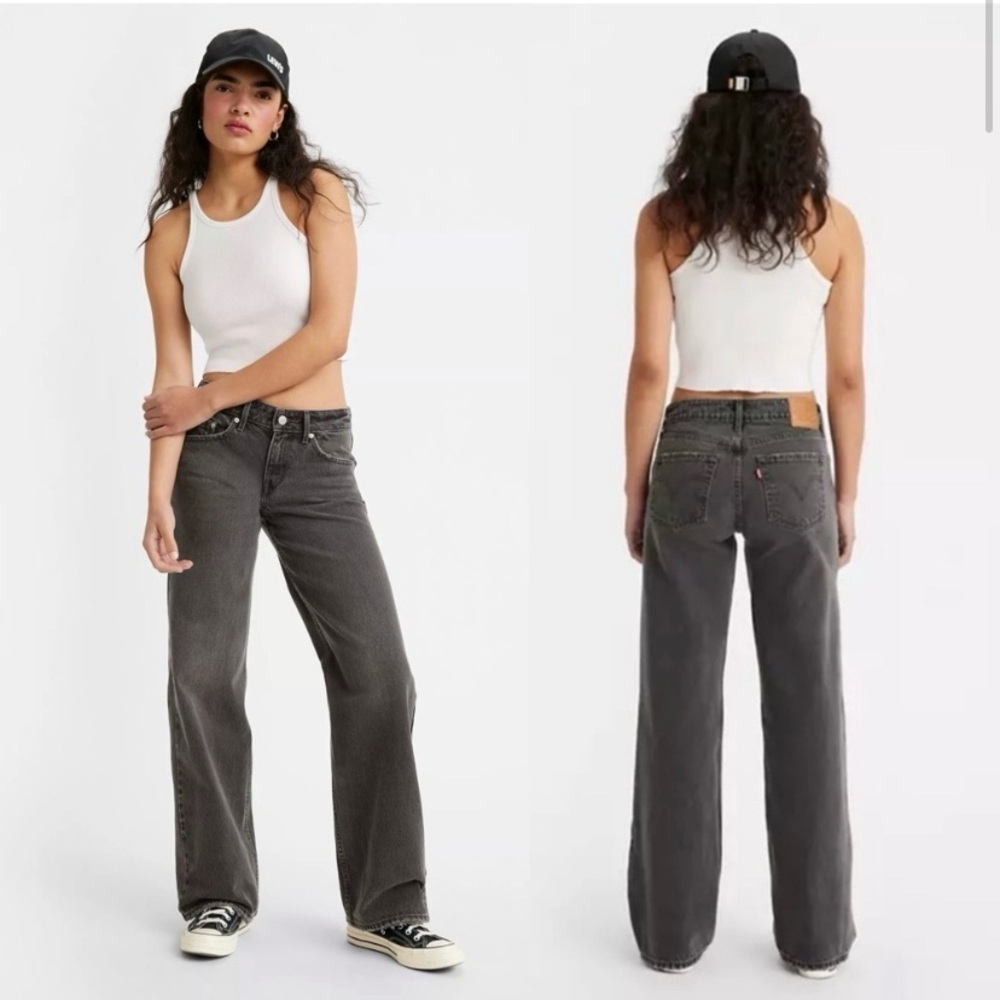 Levi's Women's Straight Leg Jeans - Dark Gray